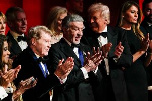 Michael Crawford, Sylvester Stallone, President Donald J. Trump, and First Lady Melania Trump @ BroadwayWorld Michael Crawford, Sylvester Stallone, President Donald J. Trump, and First Lady Melan Photo