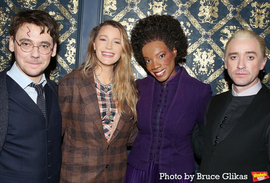 Photos: Blake Lively Visits Tom Felton at HARRY POTTER AND THE CURSED CHILD Image