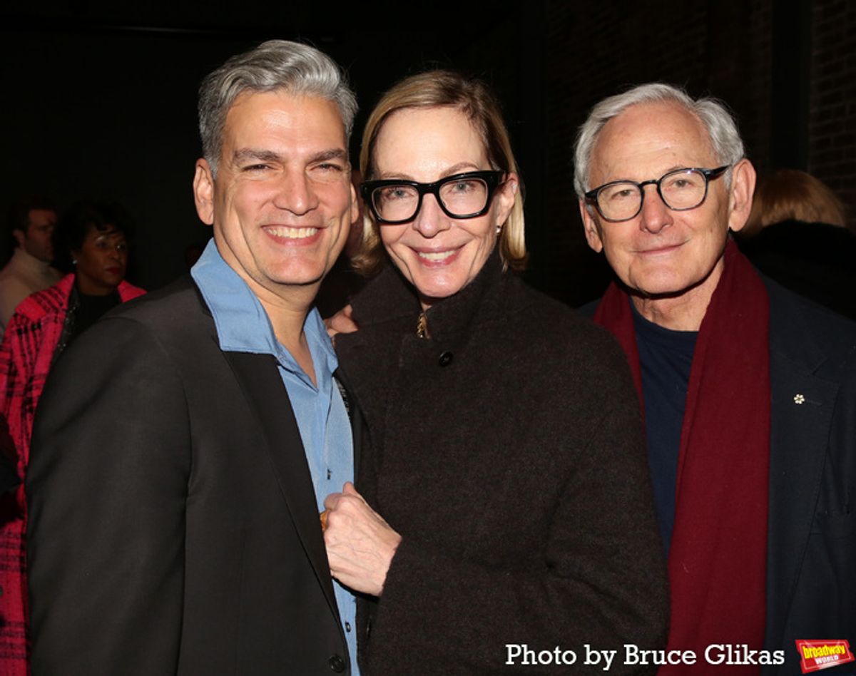 Producer Lou Mirabal, Allison Janney and Victor Garber  at 