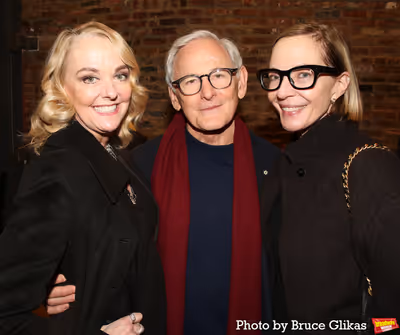 Angie Schworer, Victor Garber and Allison Janney  Photo