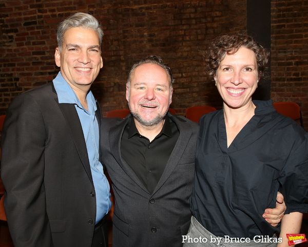 Producer Lou Mirabal, David Nellist and Associate Director Adrienne Kapstein Photo