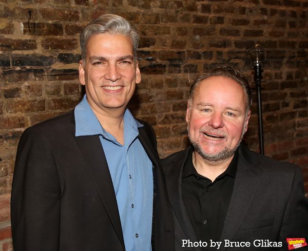 Producer Lou Mirabal and David Nellist  Photo