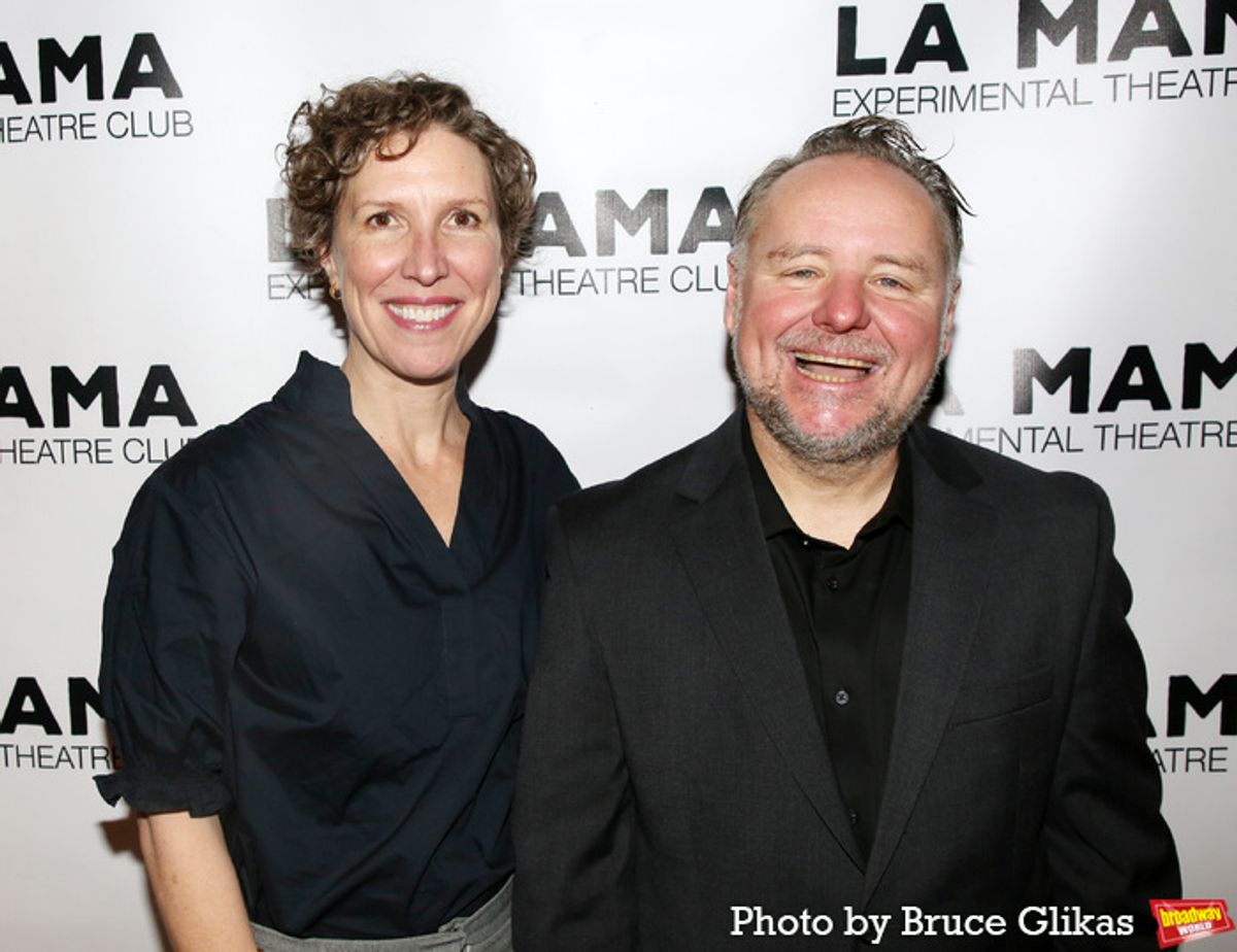 Associate Director Adrienne Kapstein and David Nellist  at 