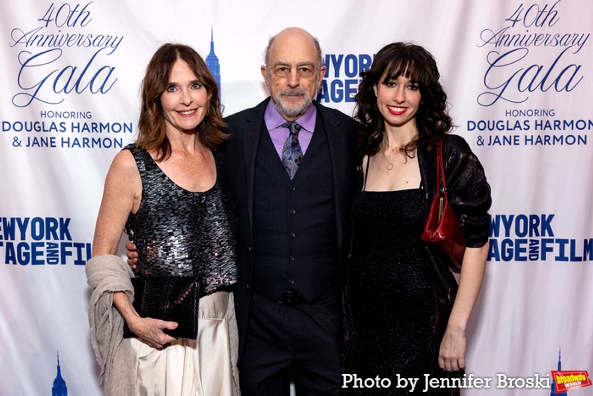 Sheila Kelley, Richard Schiff, Ruby Schiff at 