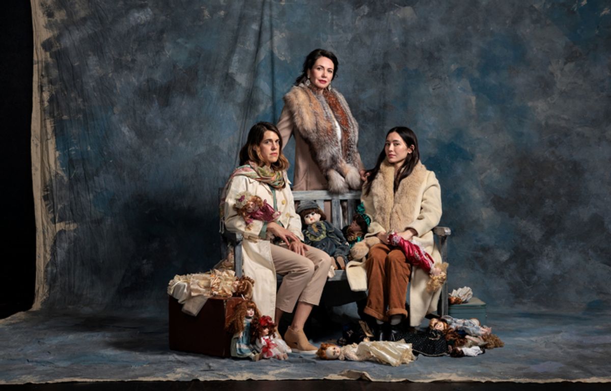 Rosie Hallett, Liz Sklar, and Anna Takayo
 at 