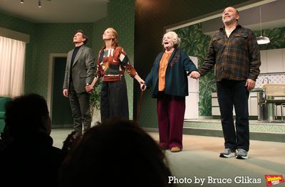 Chris Lowell, Cynthia Nixon, June Squibb and Danny Burstein Photo