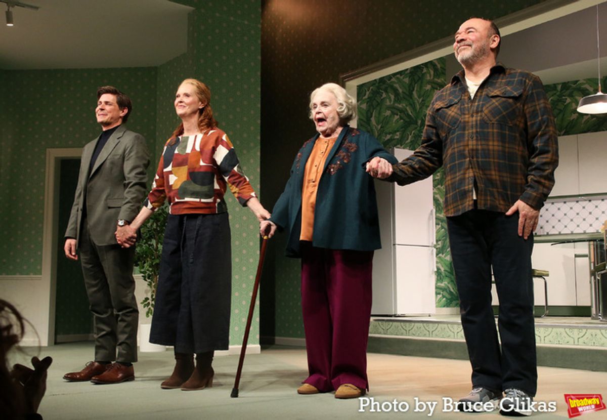 Chris Lowell, Cynthia Nixon, June Squibb and Danny Burstein at 