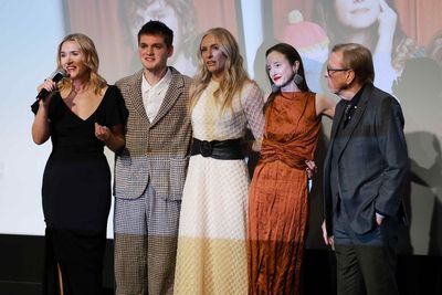Kate Winslet, Joe Anders, Toni Collette, Andrea Riseborough and Timothy Spall  Photo