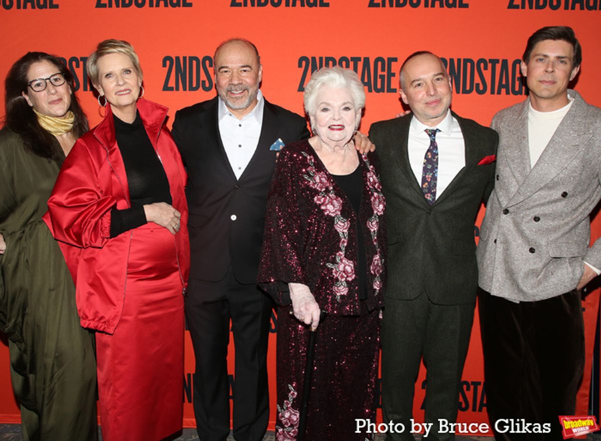 Anne Kauffman, Cynthia Nixon, Danny Burstein, June Squibb and Chris Lowell at 