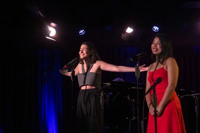 L to R: Alexandra Rose DeAngelis, Chan Wannapat.  Photo by Paul Carrington III. Photo