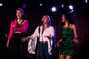 L to R: Alexandra Rose DeAngelis, Kimberlie Pag n, Tiffany Mu oz.  Photo by Paul Carr Photo