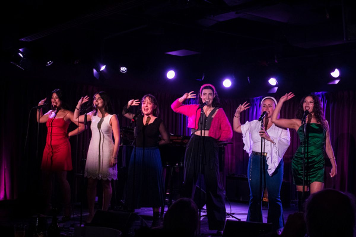 L to R: Chan Wannapat, Jennymarie Delorimier, Sivan Raz, Alexandra Rose DeAngelis, Kimberlie Pag n, Tiffany Mu oz.  Photo by Paul Carrington III. at 