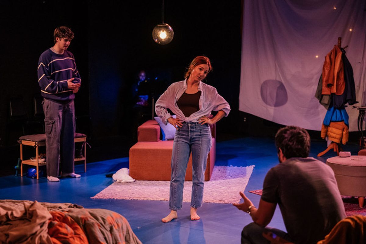 Trace Guzmán, Sarah Utterback, Adrián Javier at 