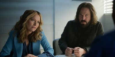 Becki Newton, Angus Sampson Photo