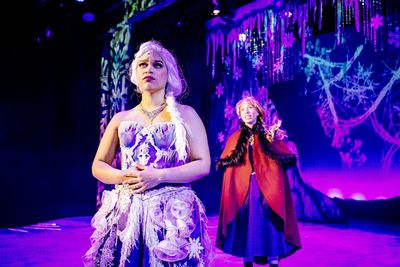 Vanessa Dominguez (Elsa) and Madeline Dick (Anna) Photo