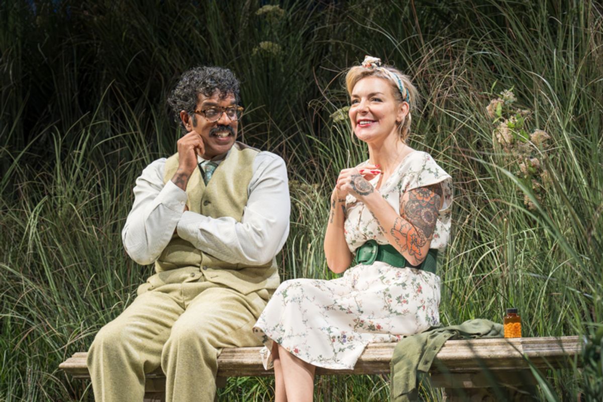 Romesh Ranganathan and Sheridan Smith at 