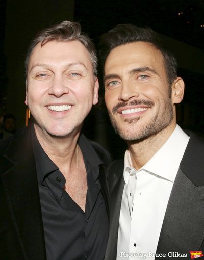 Director Warren Carlyle and Cheyenne Jackson  Photo