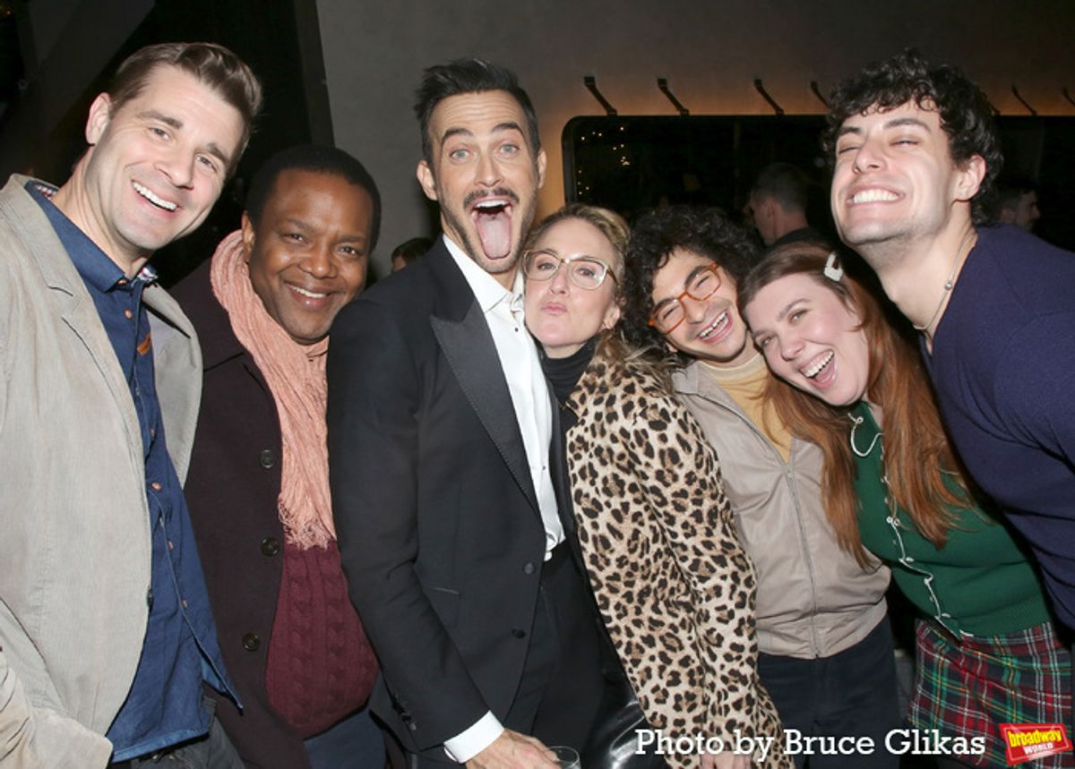 Martin Landry, John-Andrew Morrison, Cheyenne Jackson, Jenn Harris, Tony Macht, Hannah Solow and Julian Manjerico  at 