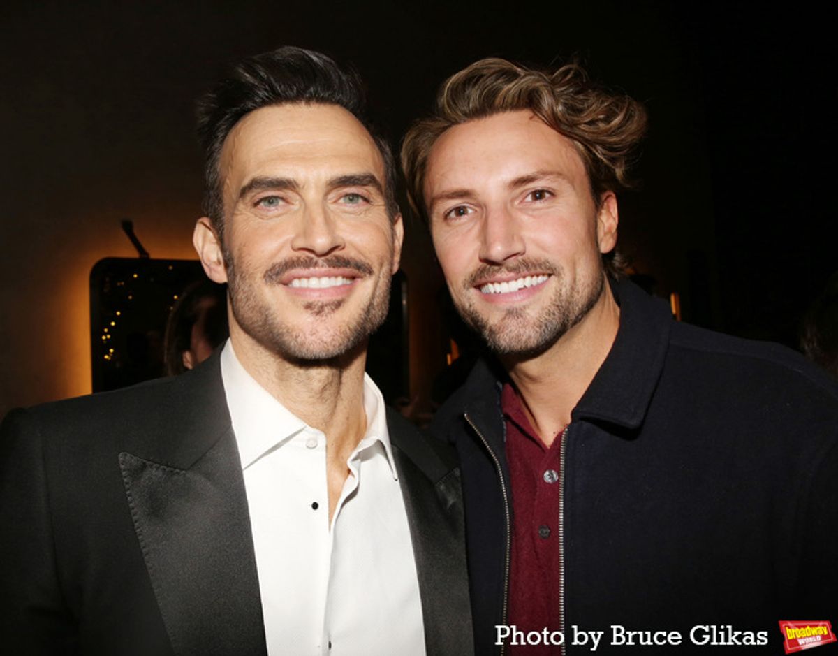 Cheyenne Jackson and Tyler Lain  at 