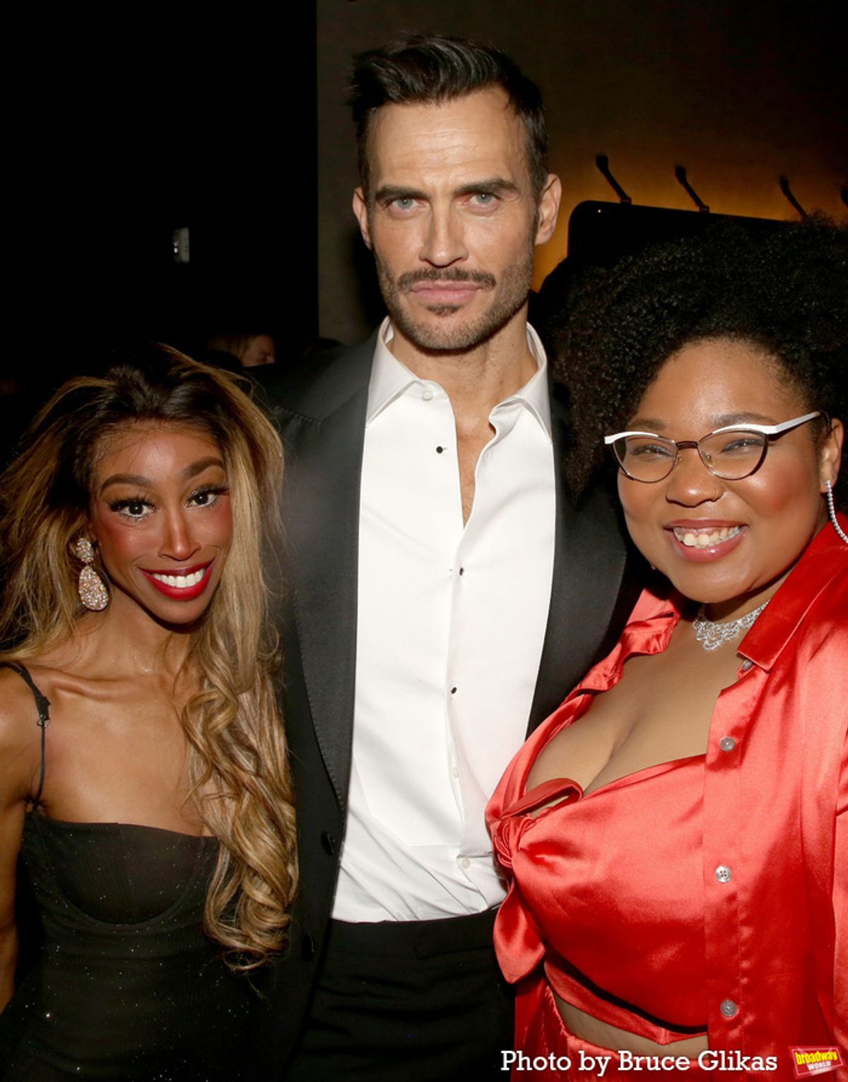 Sherri Jackson, Cheyenne Jackson and T'arica Campbell at 