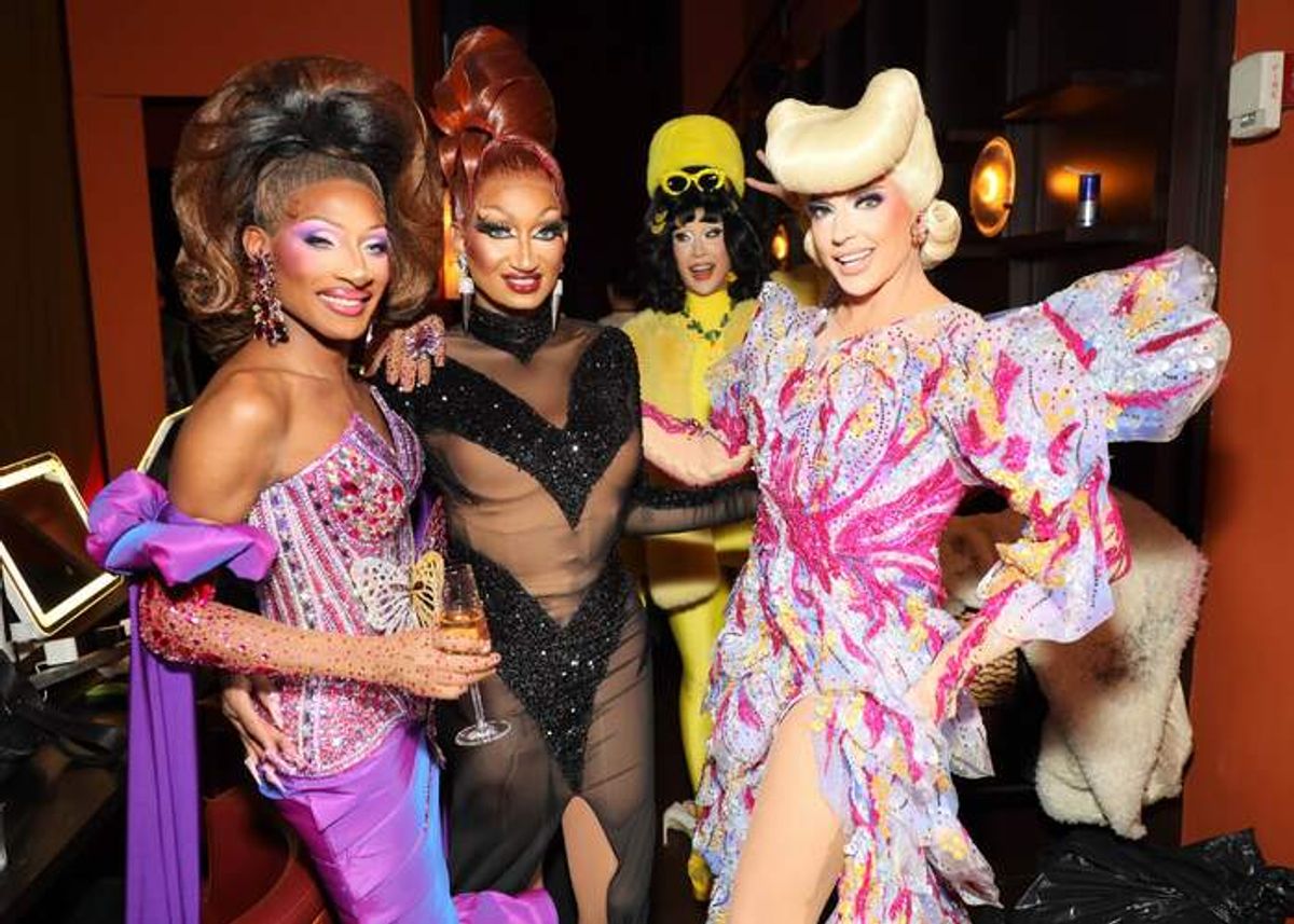 Jaida Essence Hall,  Angela Paris VanMichaels, Nymphia Wind and Alyssa Edwards at 