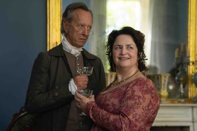 Richard E. Grant, Ruth Jones Photo