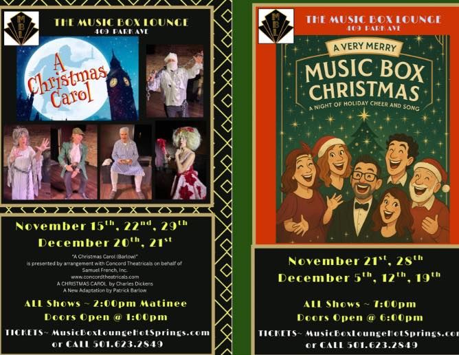 Review: A VERY MERRY MUSIC BOX CHRISTMAS at Music Box Lounge Hot Springs Review: A VERY MERRY MUSIC BOX CHRISTMAS at Music Box Lounge Hot Springs Image