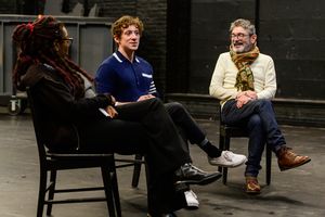 The Fireside Chat with Ethan Slater '14 in the Powerhouse Theater, Vassar College, De Photo
