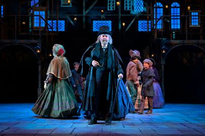 Michael Ray Wisely with the company of Center REP’s A Christmas Carol Photo
