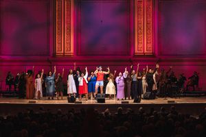 Cheyenne Jackson with Vy Higginsen’s Sing Harlem Choir @ BroadwayWorld Cheyenne Jackson with Vy Higginsen’s Sing Harlem Choir Photo