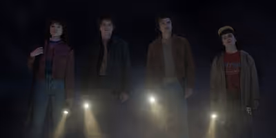 Natalia Dyer, Charlie Heaton, Joe Keery, and Gaten Matarazzo Photo