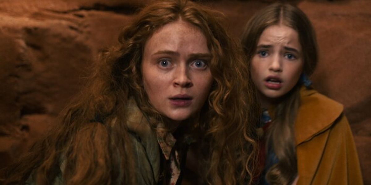 Sadie Sink and Nell Fisher at 