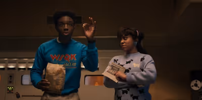 Caleb McLaughlin and Priah Ferguson Photo