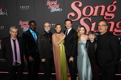 Michael Imperioli, Mustafa Shakir, Craig Brewer, Kate Hudson, Hugh Jackman, Ella Ande Photo