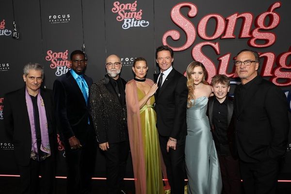 Michael Imperioli, Mustafa Shakir, Craig Brewer, Kate Hudson, Hugh Jackman, Ella Ande Photo