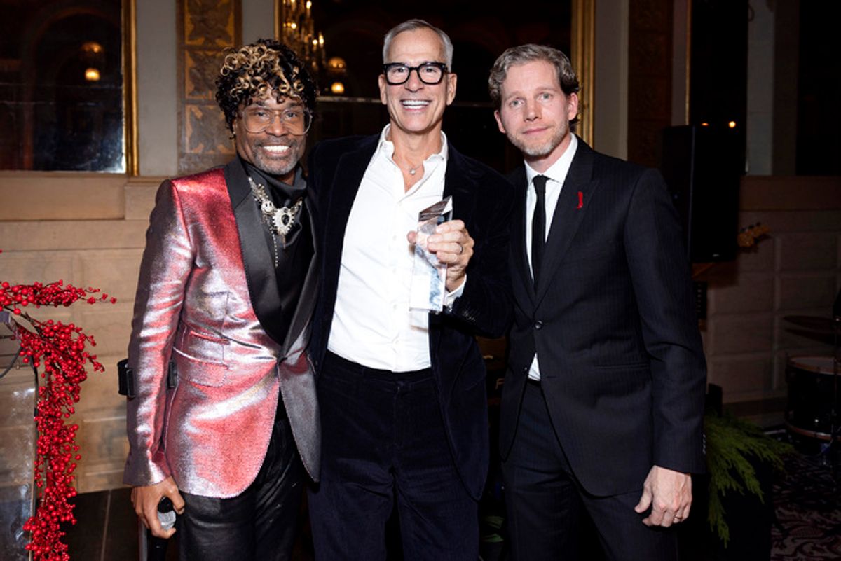 Billy Porter, Jerry Mitchell, Stark Sands at 