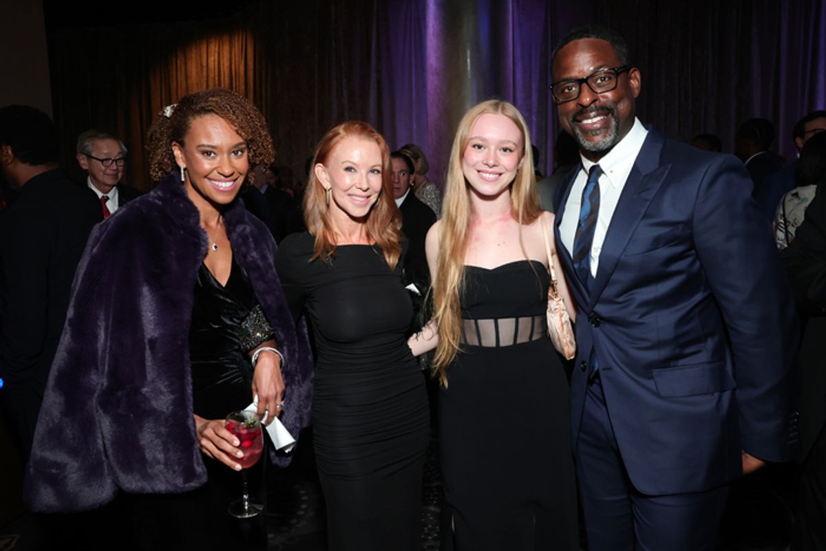 BEVERLY HILLS, CALIFORNIA - DECEMBER 15: (L-R) Ryan Michelle Bathe, Challen Cates, Jasper McPherson and Sterling K. Brown attend American Ballet Theatre's (ABT) Holiday Benefit at The Beverly Hilton on December 15, 2025 in Beverly Hills, California. (Photo by Emma McIntyre/Getty Images for American Ballet Theatre (ABT)) at 