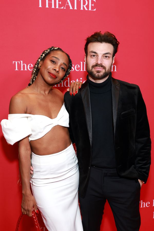 BEVERLY HILLS, CALIFORNIA - DECEMBER 15: (L-R) Tori Evans
and TJ Shaw attend American Photo