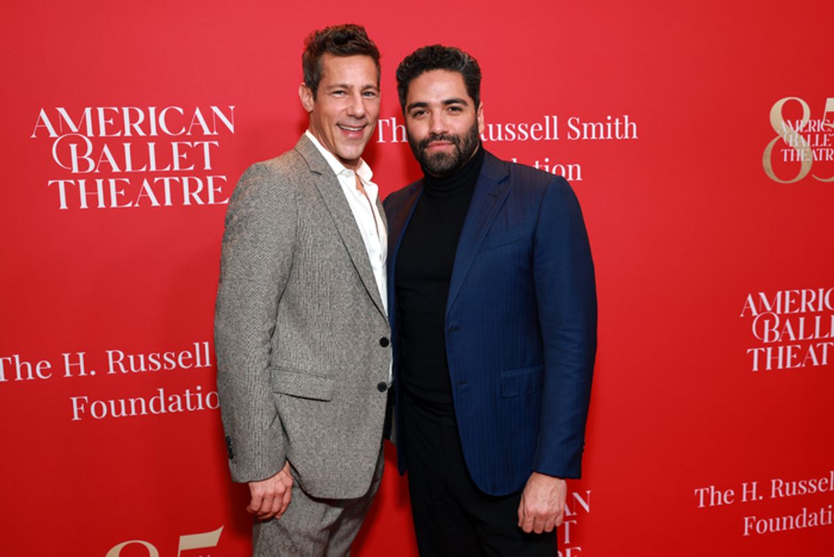 BEVERLY HILLS, CALIFORNIA - DECEMBER 15: (L-R) Nick Gentile and Jorge Perez attend American Ballet Theatre's (ABT) Holiday Benefit at The Beverly Hilton on December 15, 2025 in Beverly Hills, California. (Photo by Matt Winkelmeyer/Getty Images for American Ballet Theatre (ABT)) at 