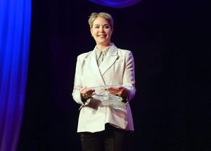 BEVERLY HILLS, CALIFORNIA - DECEMBER 15: Susan Jaffe, Artistic Director, ABT speaks o Photo