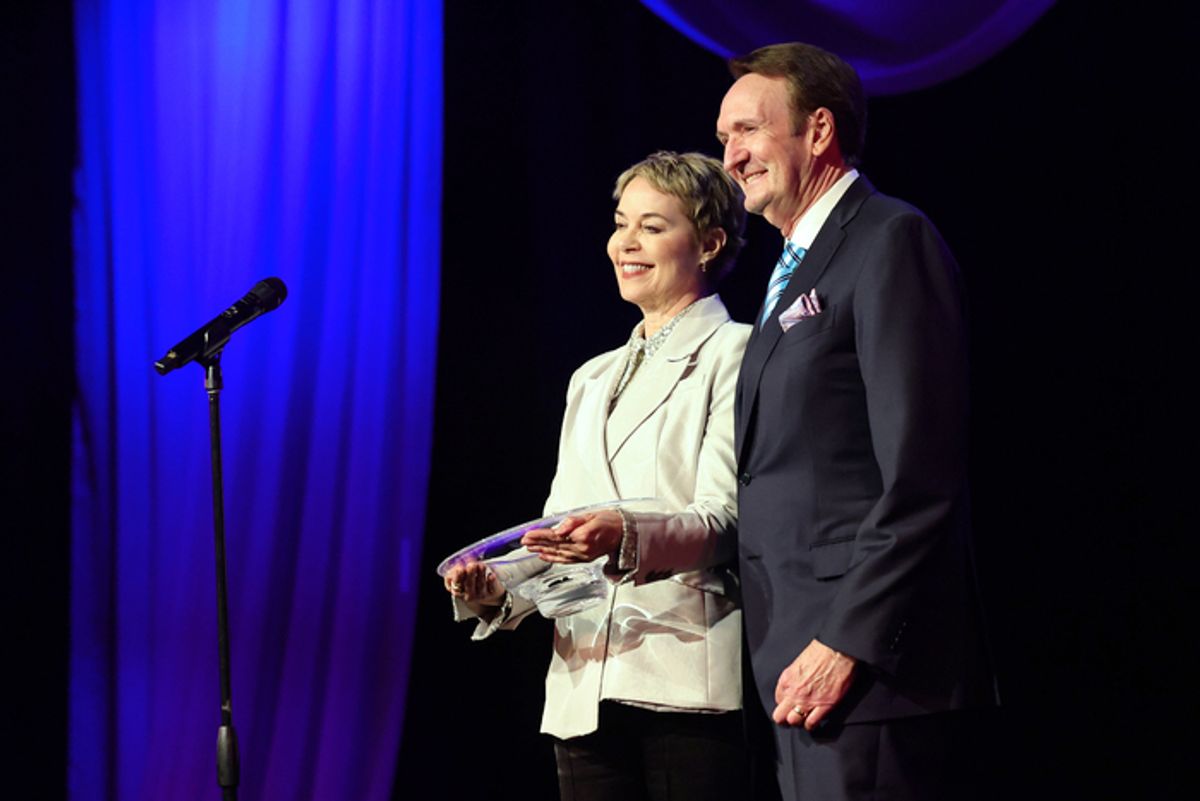 BEVERLY HILLS, CALIFORNIA - DECEMBER 15: (L-R) Susan Jaffe, Artistic Director, ABT and honoree Stewart R. Smith attends American Ballet Theatre's (ABT) Holiday Benefit at The Beverly Hilton on December 15, 2025 in Beverly Hills, California. (Photo by Emma McIntyre/Getty Images for American Ballet Theatre (ABT)) at 
