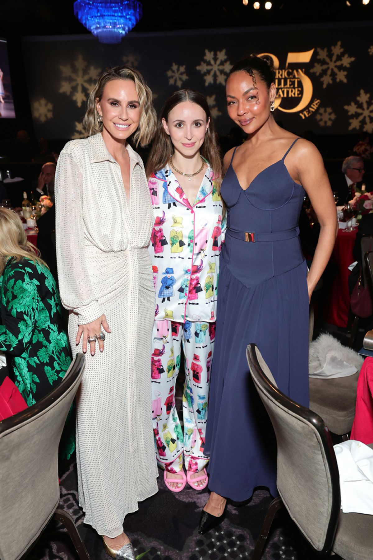 BEVERLY HILLS, CALIFORNIA - DECEMBER 15: (L-R) Keltie Knight, Skylar Brandt and Ashley Everett attend American Ballet Theatre's (ABT) Holiday Benefit at The Beverly Hilton on December 15, 2025 in Beverly Hills, California. (Photo by Emma McIntyre/Getty Images for American Ballet Theatre (ABT)) at 