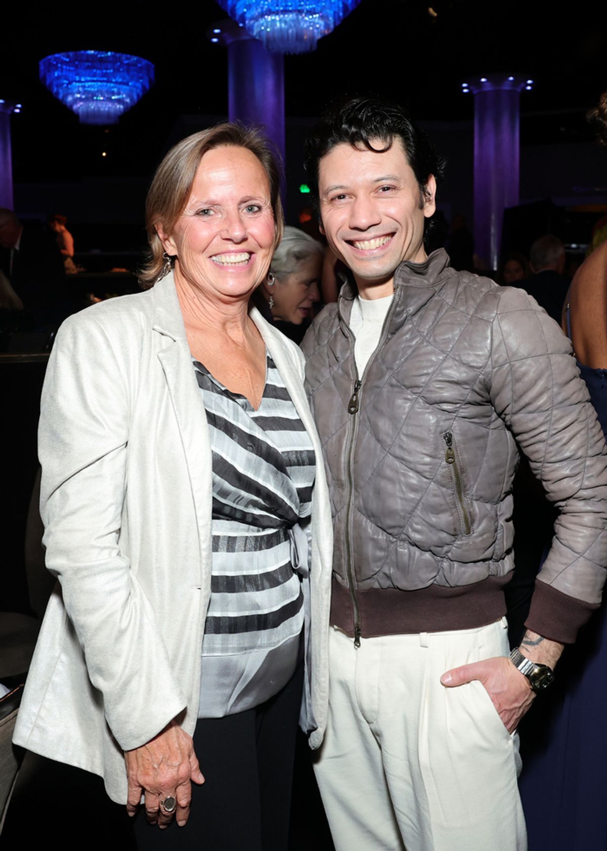 BEVERLY HILLS, CALIFORNIA - DECEMBER 15: Herman Cornejo (R) and guest attend American Ballet Theatre's (ABT) Holiday Benefit at The Beverly Hilton on December 15, 2025 in Beverly Hills, California. (Photo by Emma McIntyre/Getty Images for American Ballet Theatre (ABT)) at 