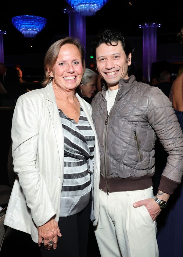 BEVERLY HILLS, CALIFORNIA - DECEMBER 15: Herman Cornejo (R) and guest attend American Photo