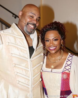 James Monroe Iglehart and Kandi Burruss @ BroadwayWorld James Monroe Iglehart and Kandi Burruss Photo
