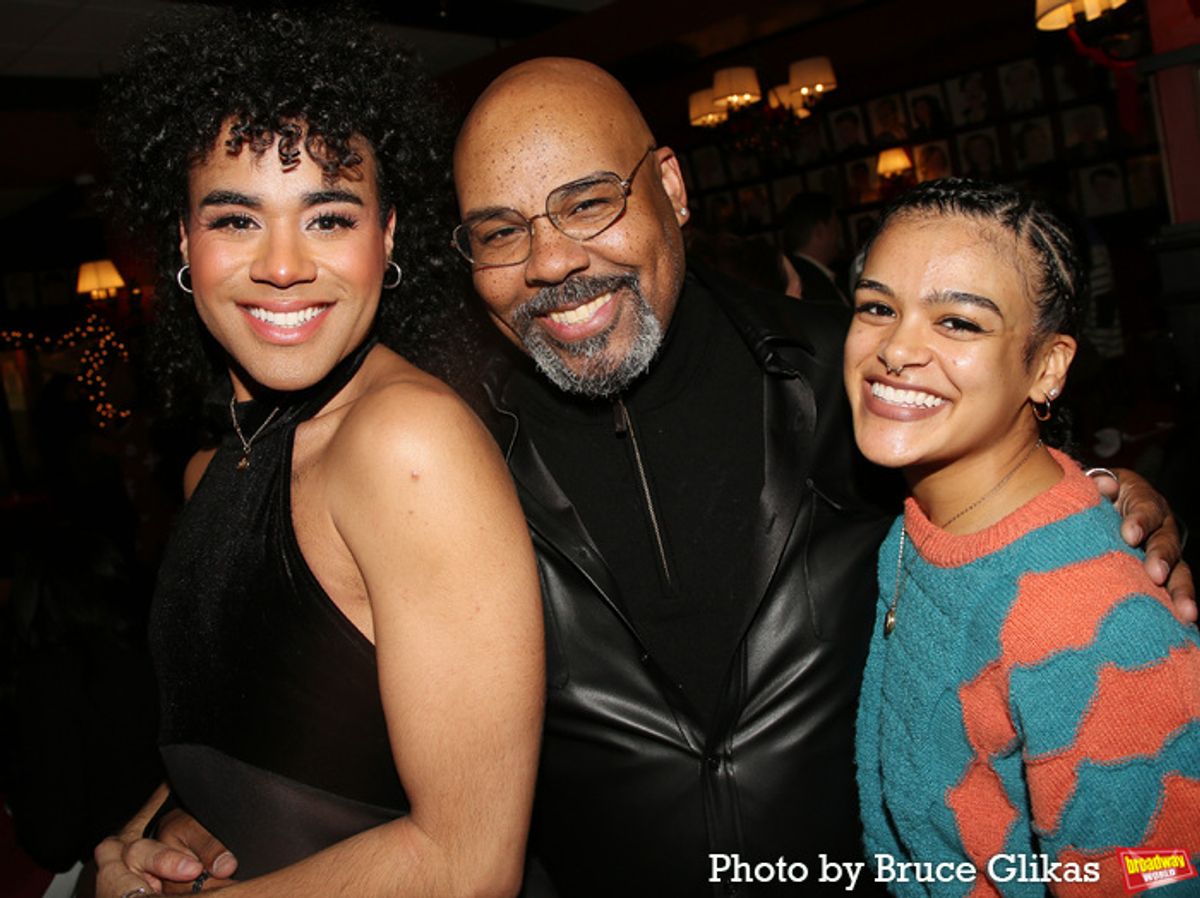Michael Iván Carrier, James Monroe Iglehart and Gianna Harris at 