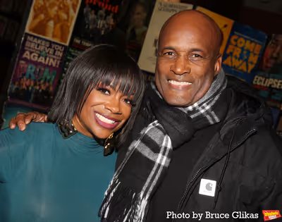 Kandi Burruss and Kenny Leon Photo