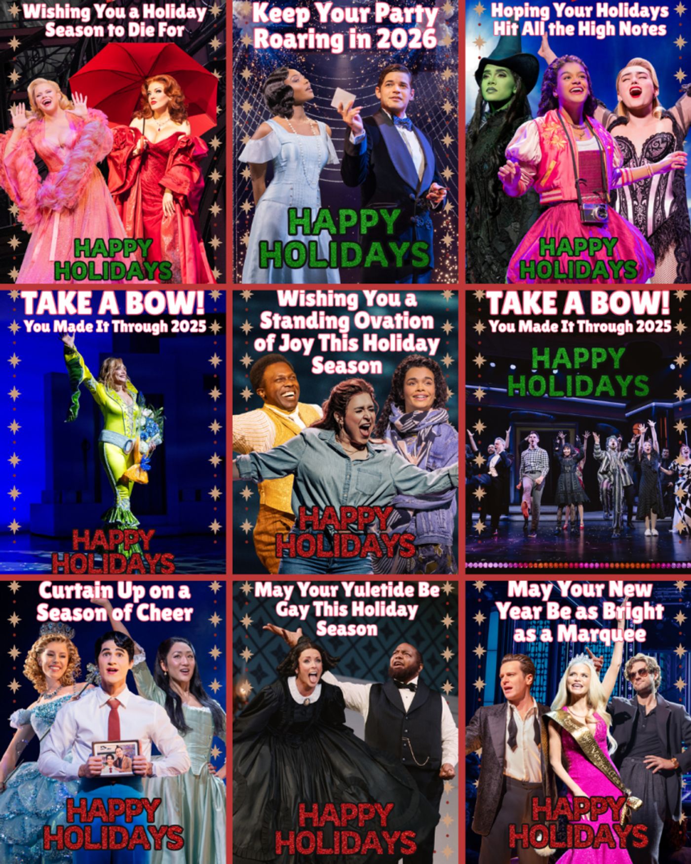 BroadwayWorld Launches Digital Broadway-Themed Holiday Cards  Image