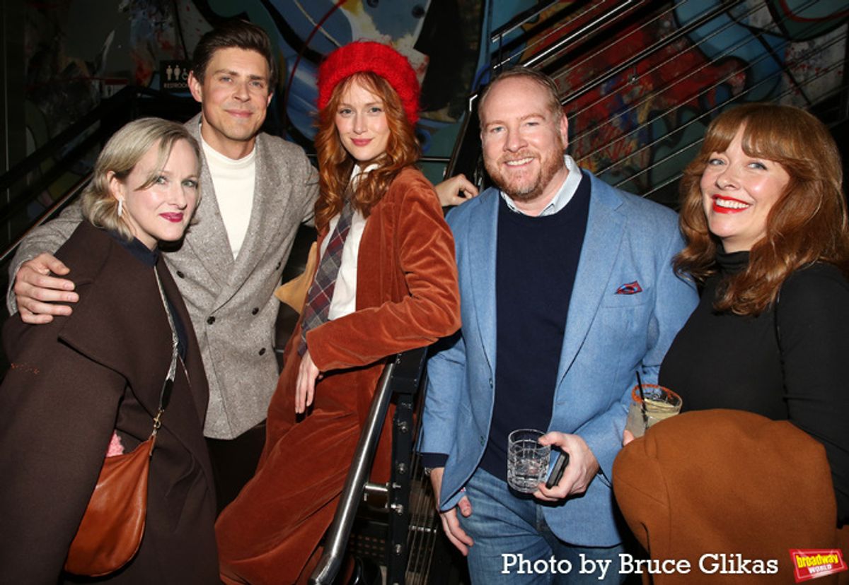 Katie Finneran, Christopher Lowell, Kerry Bishe, Darren Goldstein and Nadia Quinn
 at 