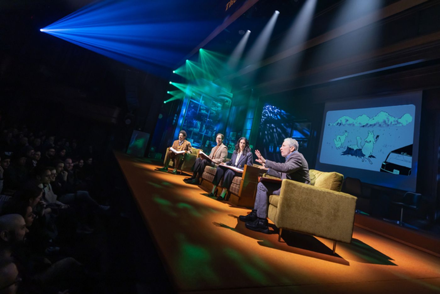 Photos: Jon Stewart, Abbi Jacobson and More in ALL OUT: COMEDY ABOUT AMBITION Photos: Jon Stewart, Abbi Jacobson and More in ALL OUT: COMEDY ABOUT AMBITION Image